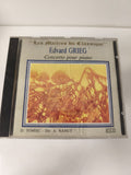 CD Edvard Grieg Concerto pour piano Les Maîtres du Classique D. Tomsic A. Nanut