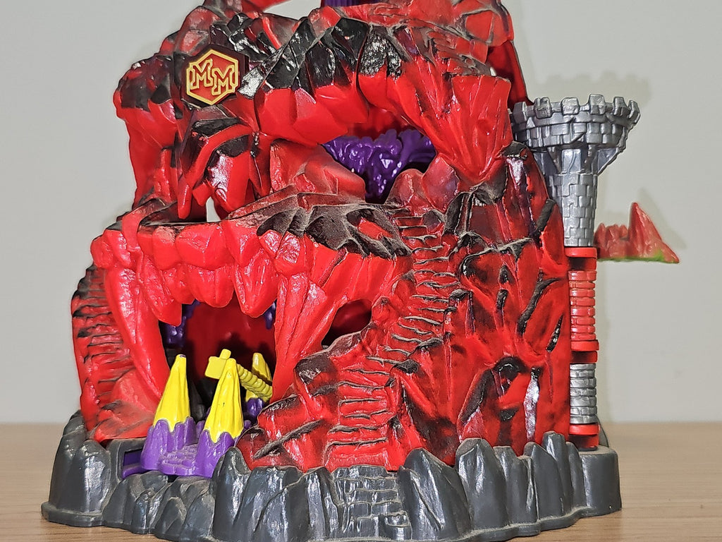Vintage Mighty Max crâne montagne Bluebird 1992 ancien jouet rétro collection