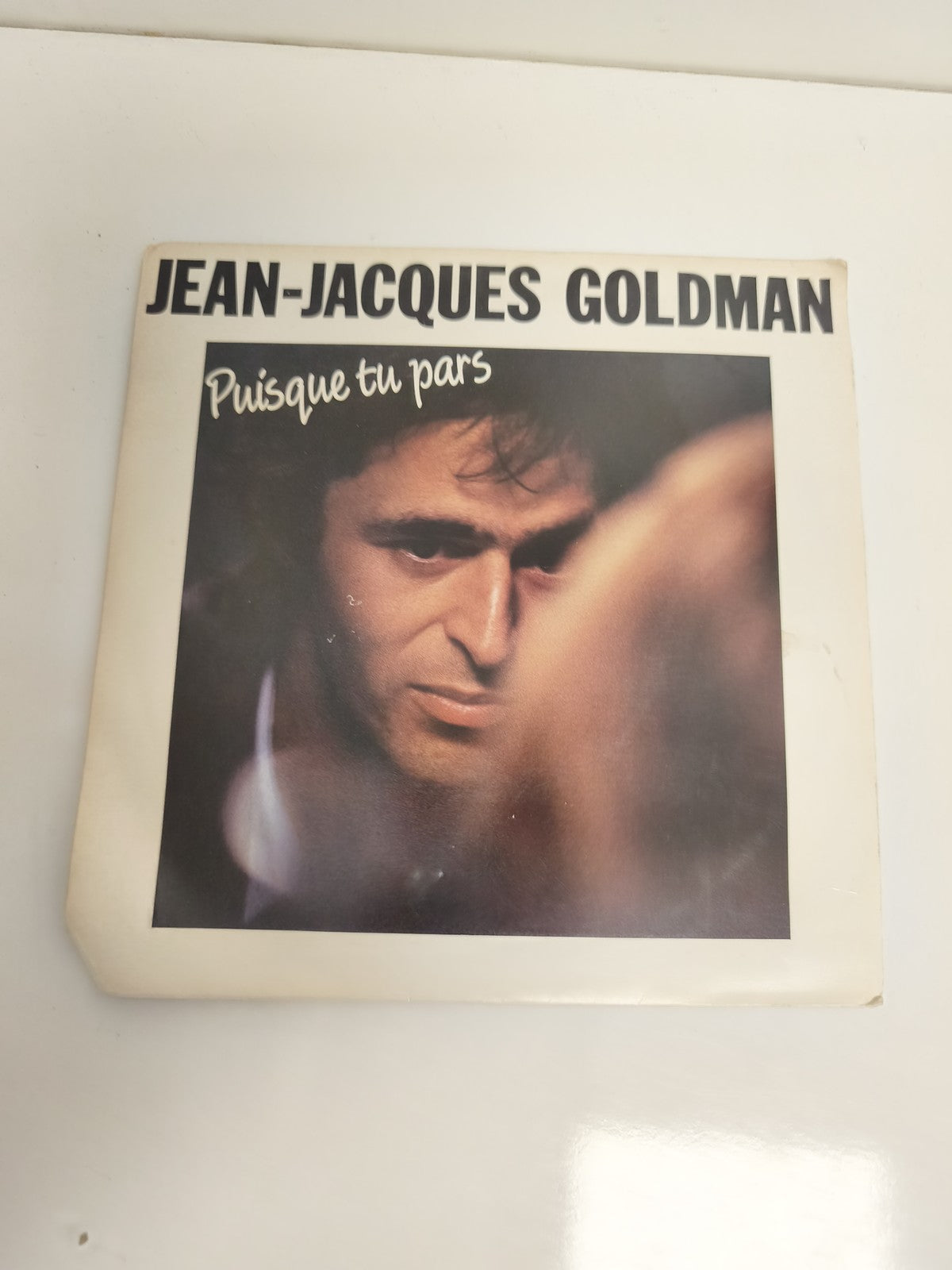 Vinyle 45 tours Jean-Jacques Goldman Puisque tu pars pochette photo