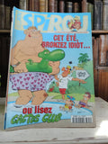 Magazine Spirou ancien vintage, couverture Cactus Club, collector BD humour
