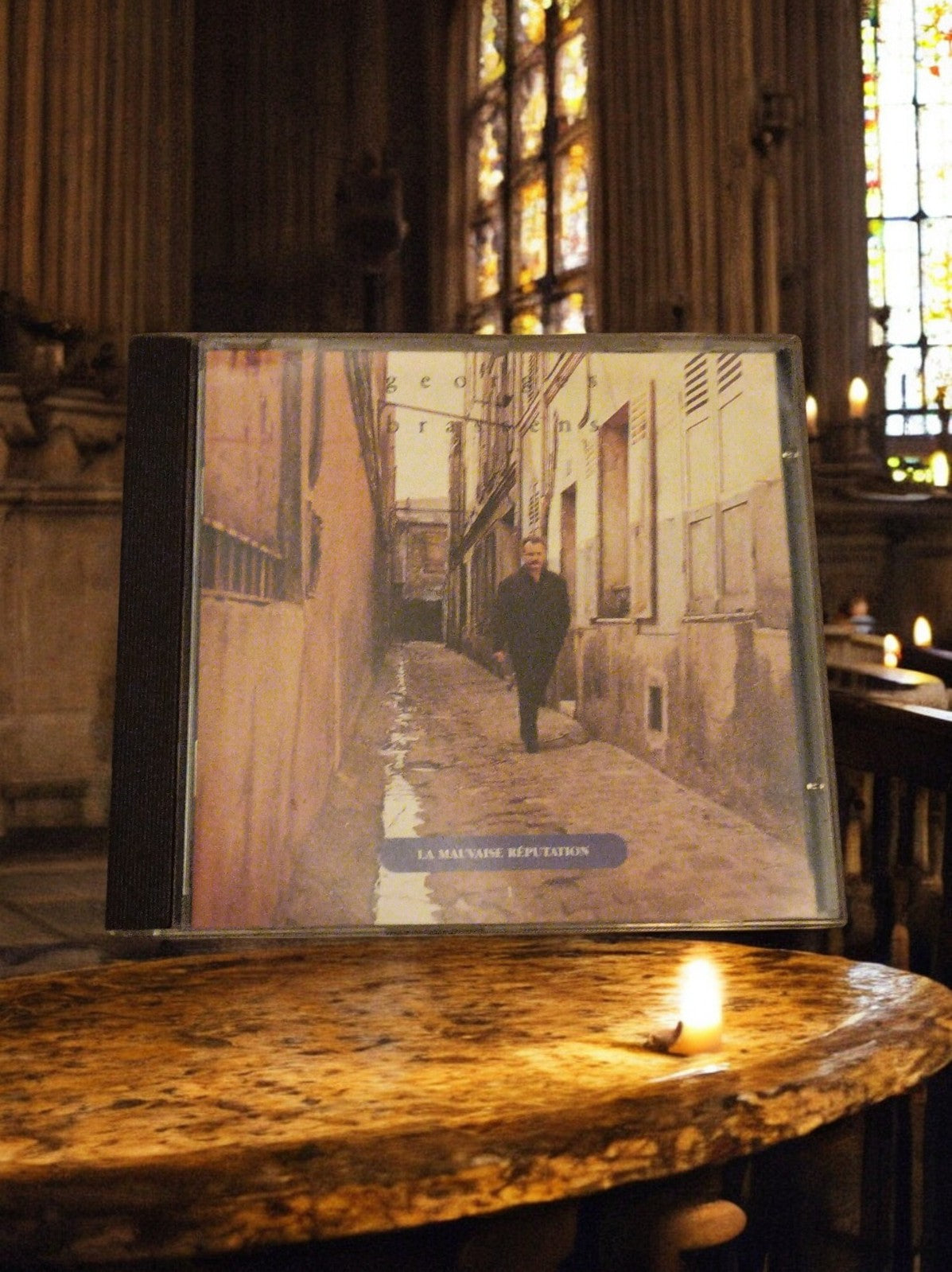 CD audio Georges Brassens – La Mauvaise Réputation, chansons françaises, boîtier