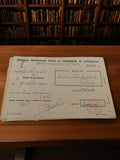 Lot reçus d'espèces Banque Nationale Commerce Industrie 1942 WWII vintage