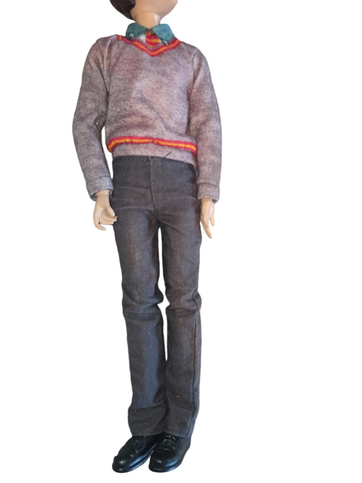 Poupée Harry Potter vintage pull gris pantalon noir figurine articulée