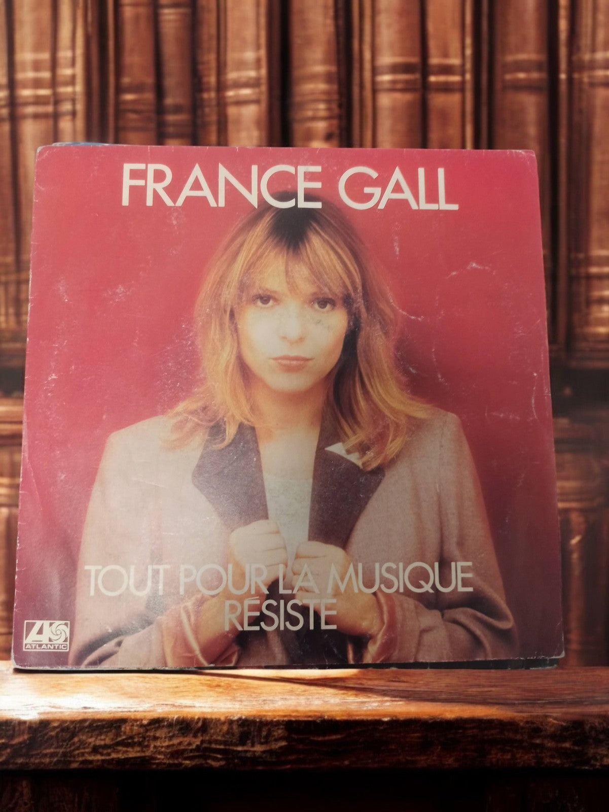 Disque vinyle 45 tours France Gall Atlantic vintage années 80 pochette originale