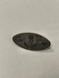 Broche ancienne rétro "Old Chap" petit format, bijou vintage original collection