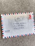 Lettre avion France 1988 timbre Marianne 2,20 F oblitération Croix-Rouge