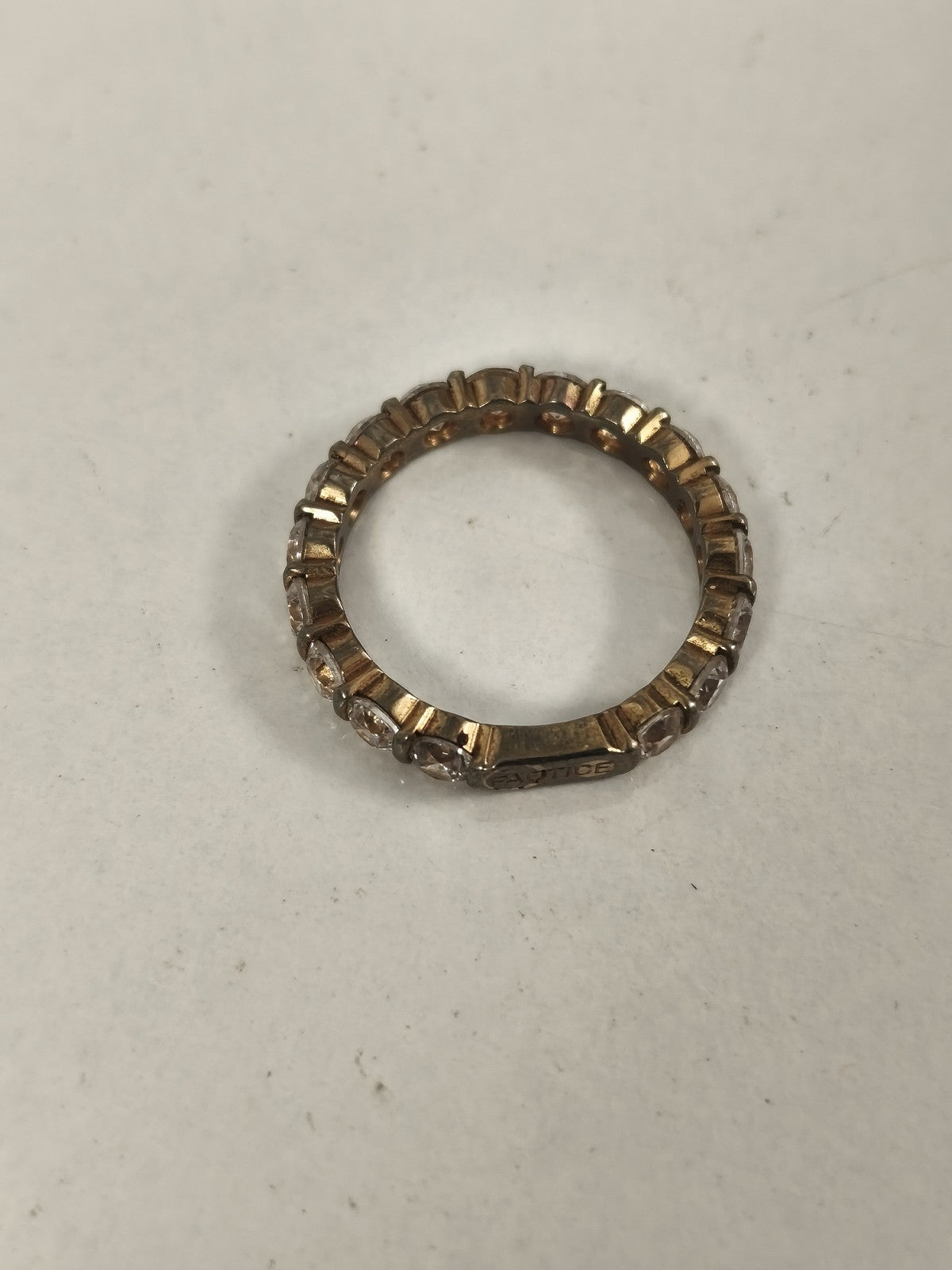 Bague vintage ancienne rétro pour collectionneur bijou d?époque authentique