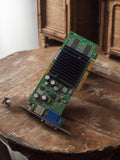 Carte graphique NVIDIA AGP rétro ancienne VGA DVI PC vintage