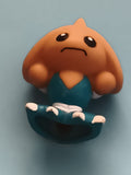 Marionnette doigt Pokémon Kabuto figurine jouet souple marron bleu finger puppet