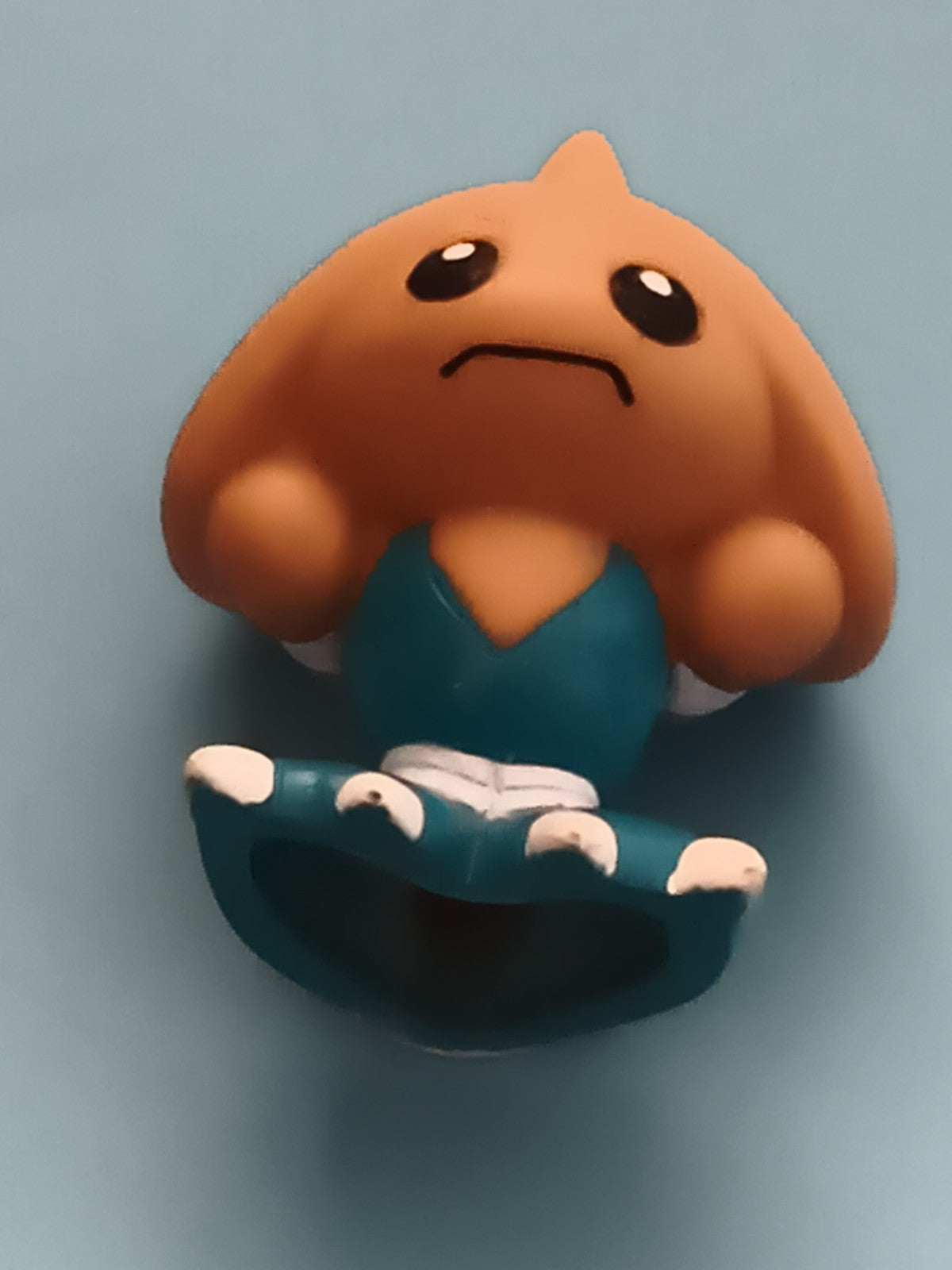 Marionnette doigt Pokémon Kabuto figurine jouet souple marron bleu finger puppet