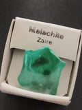 Pierre malachite brute Zaire vert minéral, spécimen naturel gemme