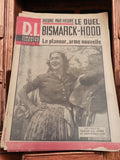 Magazine Dimanche Illustré 1940 Bismarck-Hood vintage presse rétro ancien