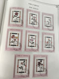 Bloc feuillet timbres Umm al Qiwain fleurs oblitérés philatélie poste
