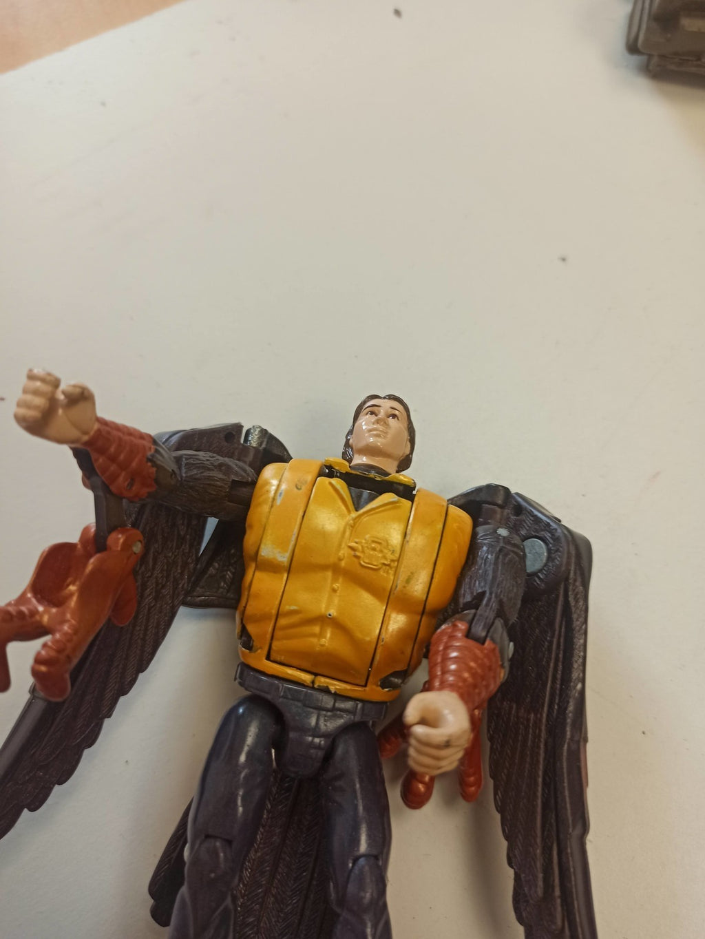 Figurine vintage Transformers Animorphs Tobias Hawk 1998 articulée oiseau