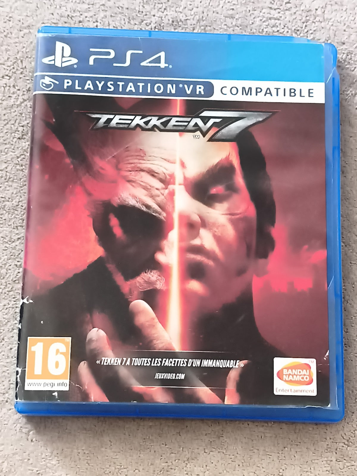 Jeu PS4 Tekken 7 PlayStation VR compatible Bandai Namco jeu vidéo