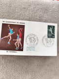 Lettre FDC VIIe Championnat du Monde Handball 1970 Paris ancien philatélie
