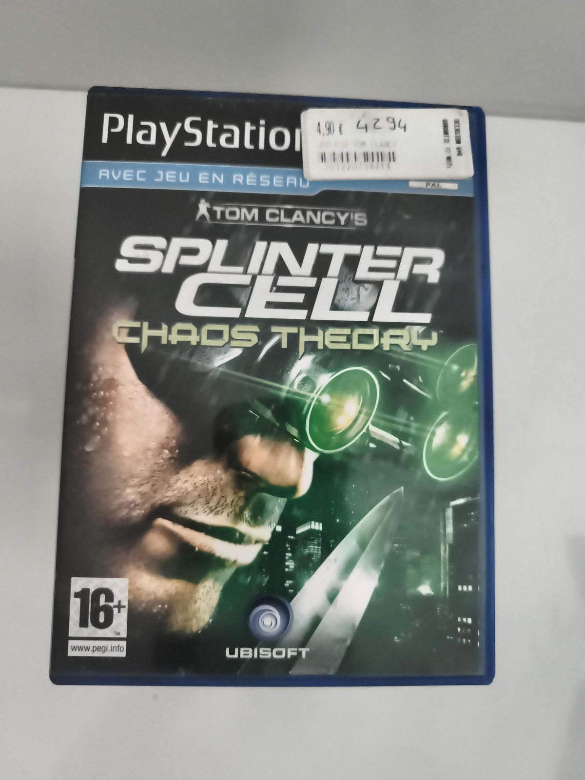 Jeu PS2 Splinter Cell Chaos Theory PlayStation Ubisoft PAL boîte seule