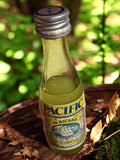 Mini bouteille Pacific Ricard vintage, apéritif anis, étiquette ancienne France