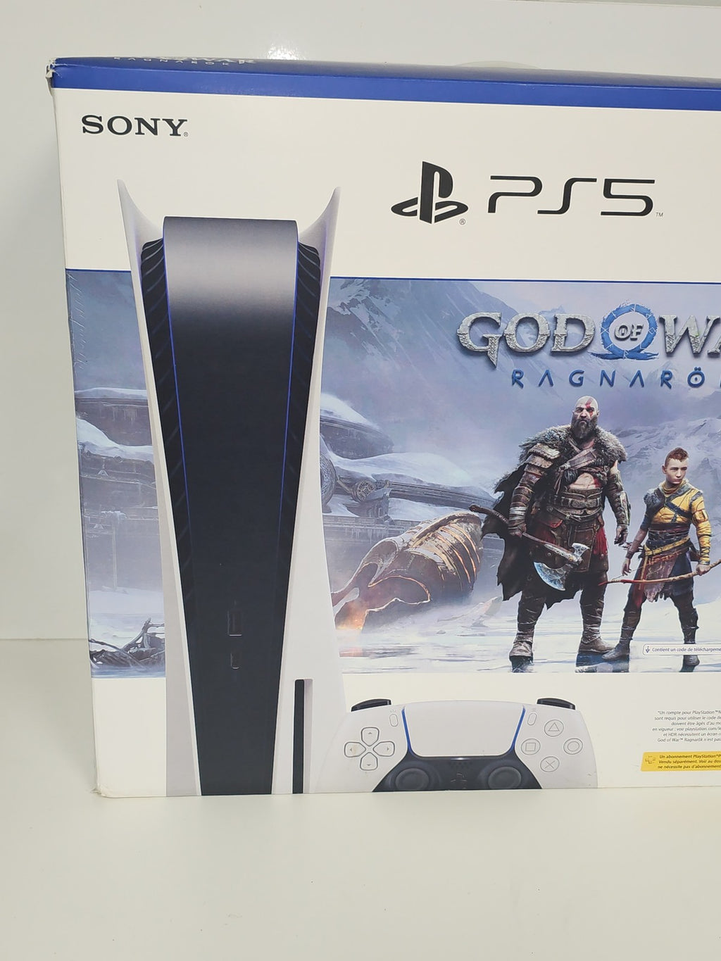 Boîte originale pour console PS5 God of War PlayStation, emballage d?occasion