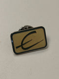 Old retro pin, vintage collector's badge, original 80s-90s accessory