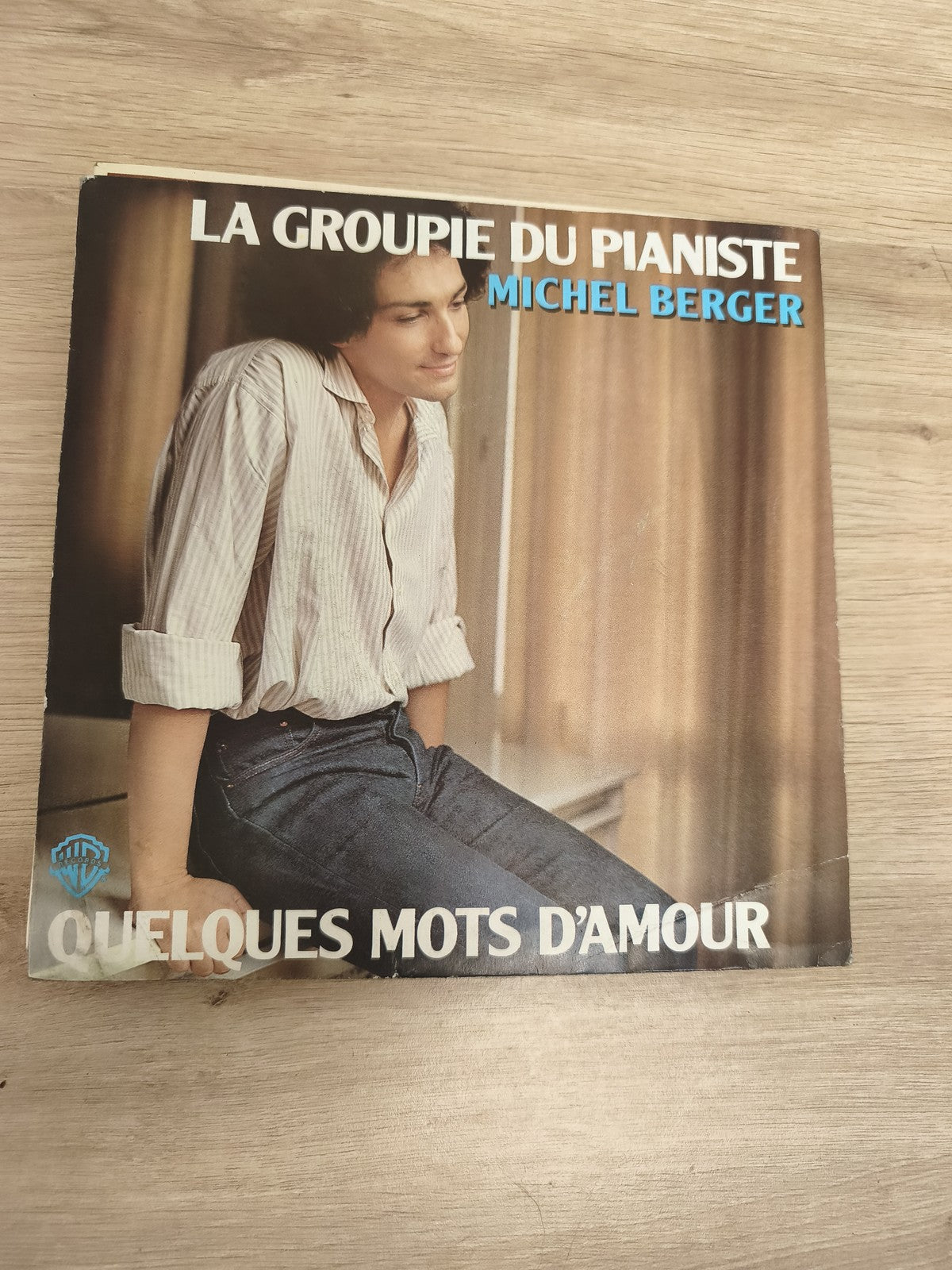 Vinyle 45T Michel Berger La Groupie du Pianiste / Quelques mots d?amour pochette