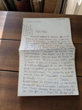 Lettre manuscrite 1944 Pierre Deckmyn guerre 39-45 correspondance ancienne épous