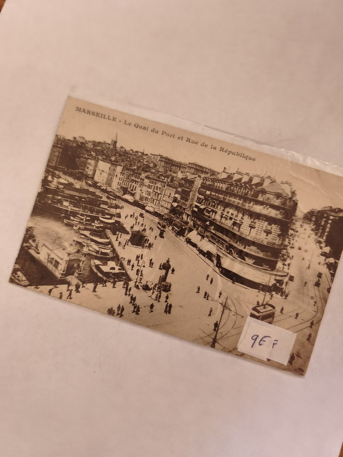 Carte postale vintage ancienne Marseille collection rétro France paysage