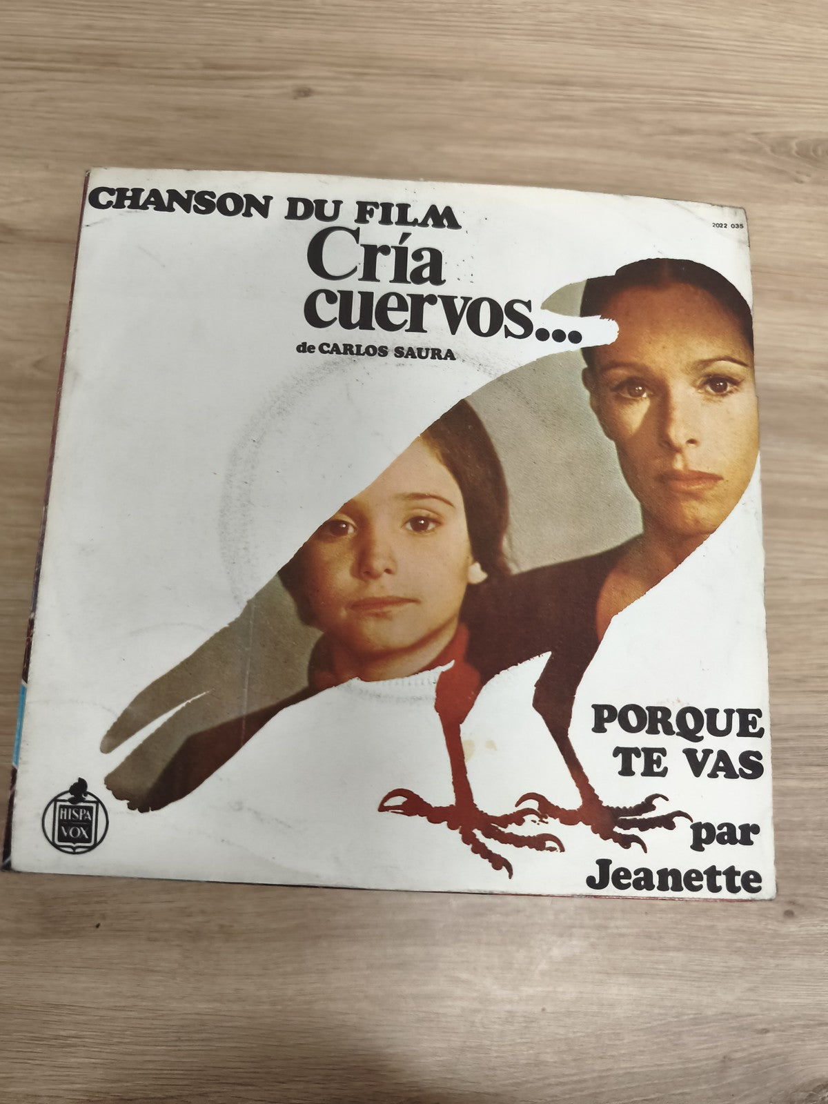Vinyle 45 tours Jeanette Porque Te Vas Cría Cuervos BOF pochette film