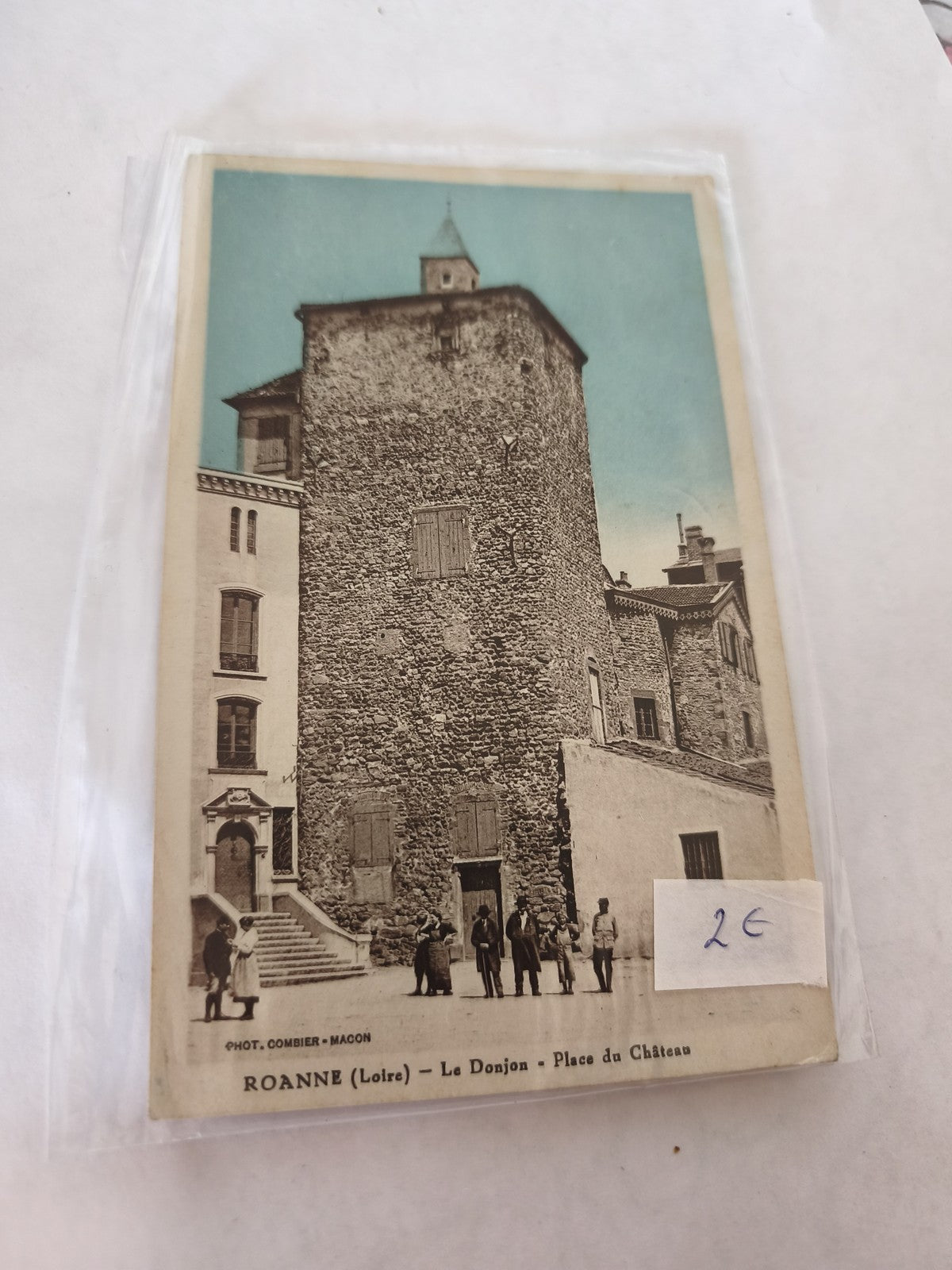 Carte postale ancienne vintage Roanne collection rétro France rare