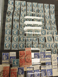 Lot timbres France Cérès Napoléon oblitérés + publicitaires BYRRH EVIAN