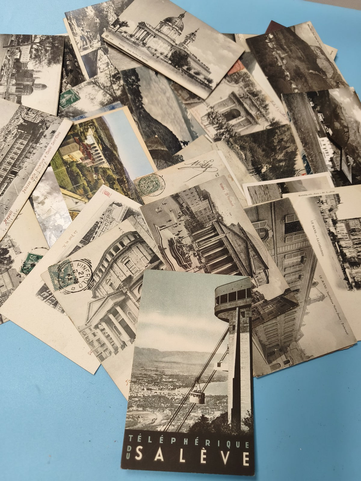 Lot cartes postales anciennes CPA divers paysages et monuments, vrac collection