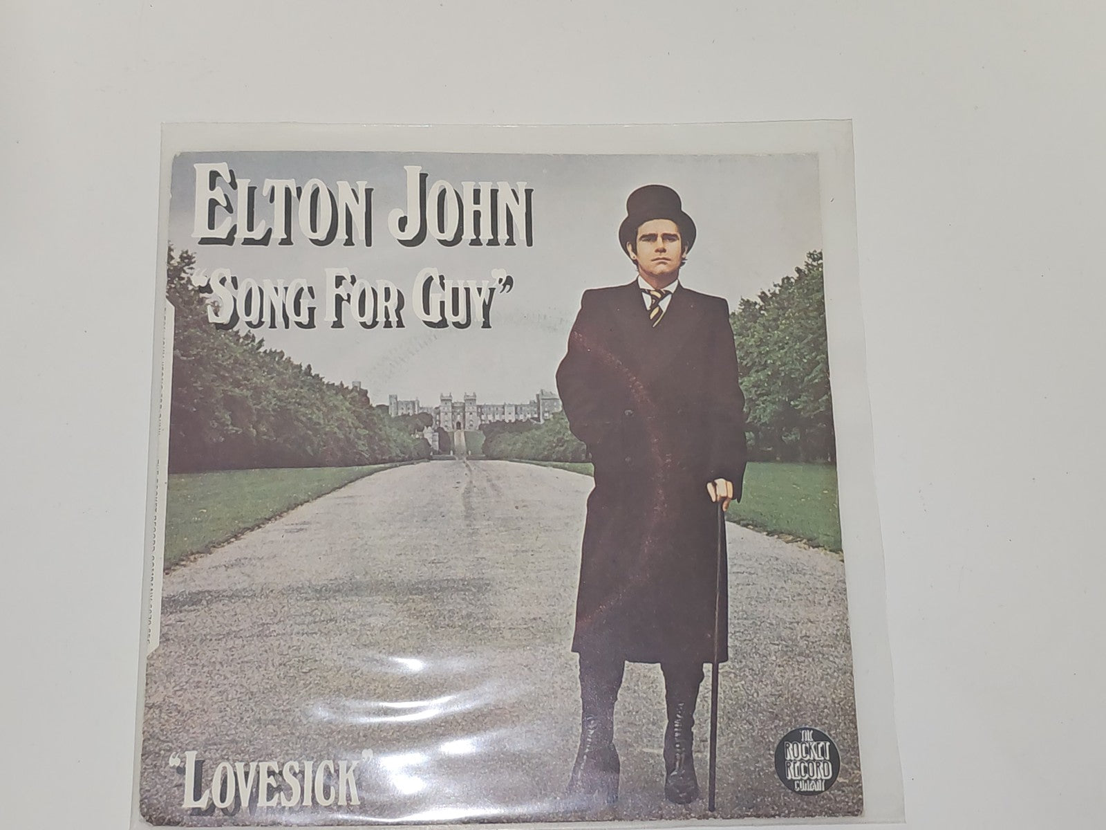 Vintage 45 tours ancien disque vinyle Elton John rétro collection très bon état