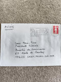 Lettre affranchie Réunion 2,50 F Marianne rouge, cachet St Paul avion