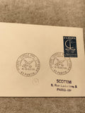 Lettre 1er jour Europa CEPT 1966, cachet Pantin, timbre 0,30 FR, Scotem Paris