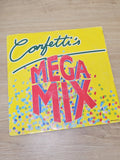 Vintage 45 tours ancien vinyle Mega Mix rétro pour collectionneur musique