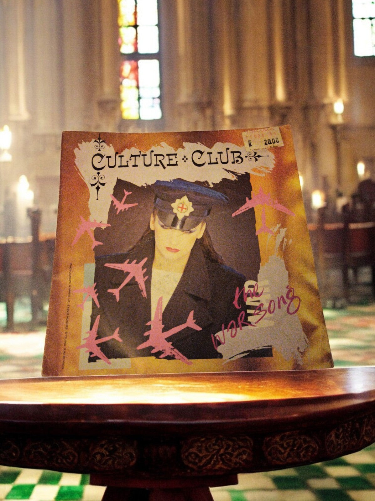 Vinyle 45 tours Culture Club The War Song pochette années 80