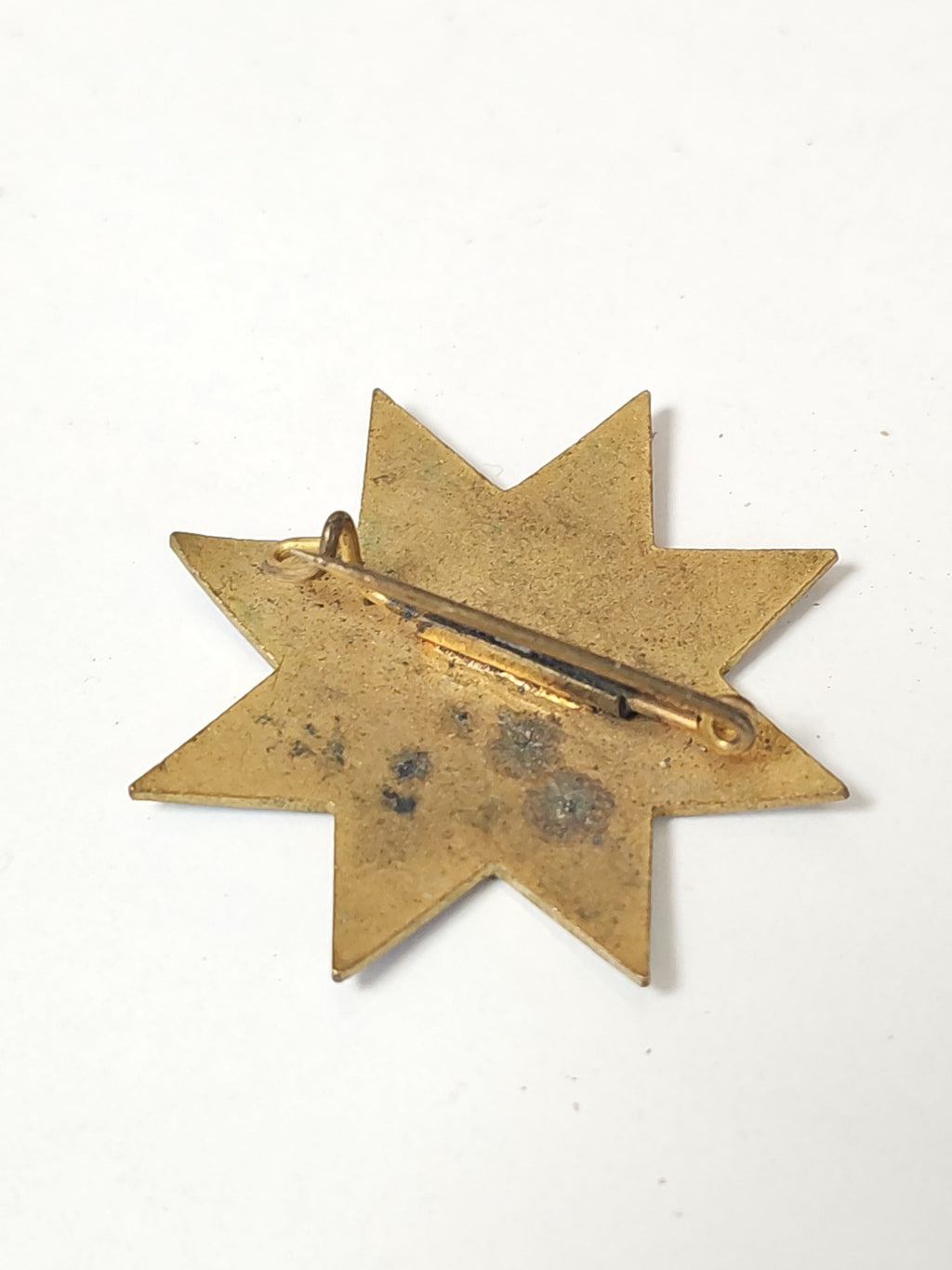Broche ancienne vintage Notre-Dame de la Garde, bijou religieux rétro collection