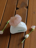 Miniature parfum vintage PIVOINE flacon rétro bouchon rose fleur déco