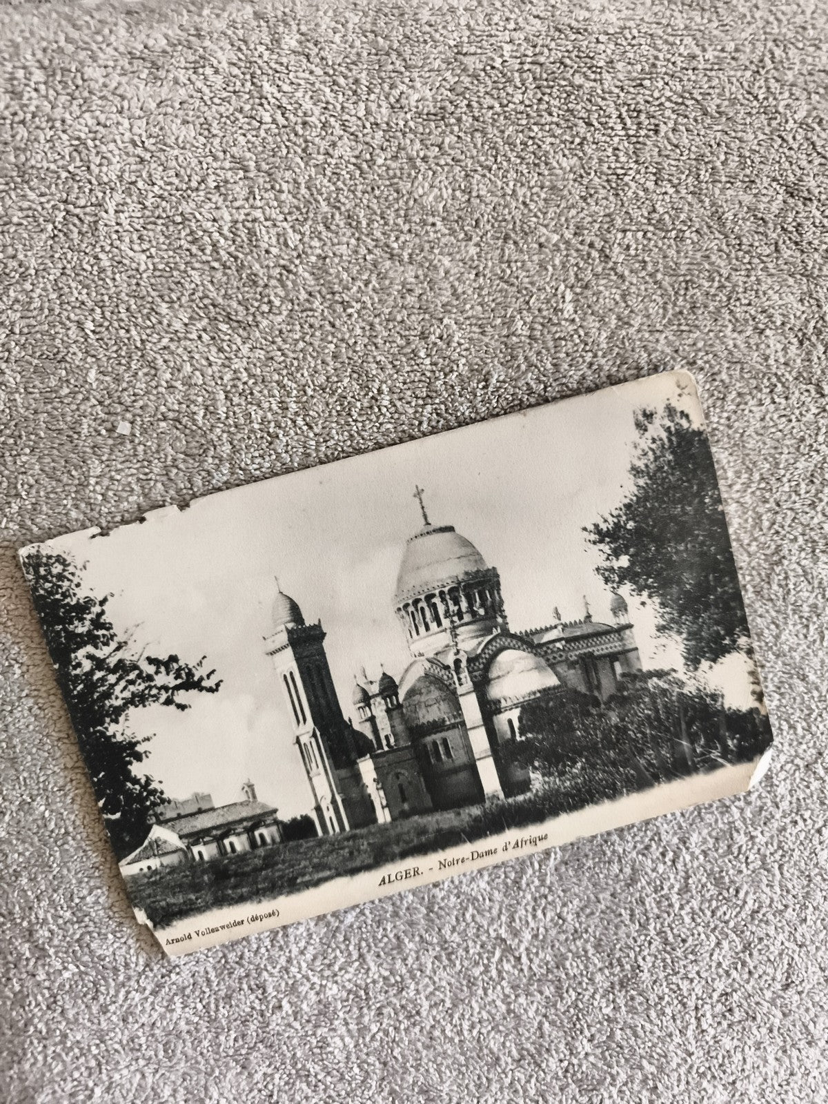 Carte postale CPA Alger Notre-Dame d'Afrique Arnold Vollenweider photo