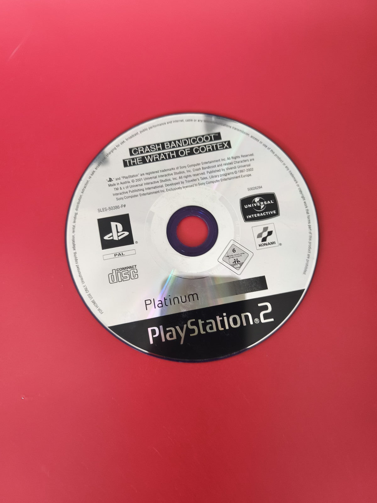Jeu PS2 Crash Bandicoot ? CD seul pour console PlayStation 2 ? disque original