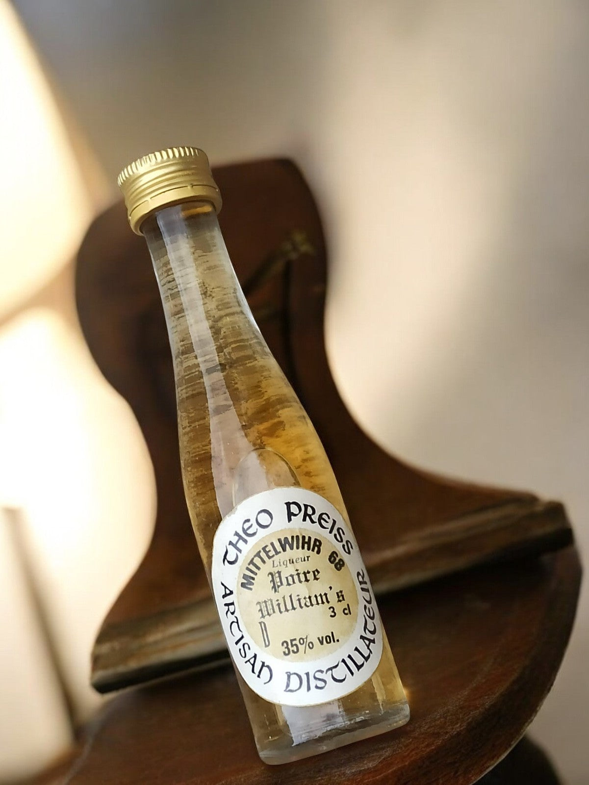 Miniature ancienne alcool Theo Preiss Poire Williams 3cl rétro collection