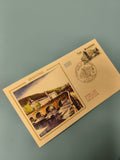 Enveloppe premier jour Brantôme FDC timbre 1.80 illustration pont abbaye