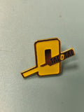 Pin's vintage TACOTAC jaune logo rétro, collection loterie, ancien