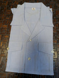 Chemise militaire ancienne vintage authentique, vêtement militaria rétro collect