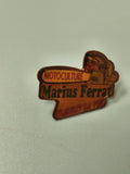 Vintage pin's Marius Ferrat moticulture publicitaire ancien, collection déco