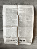 Ancien journal Il Nazaro 1882 Italie presse vintage XIXe siècle