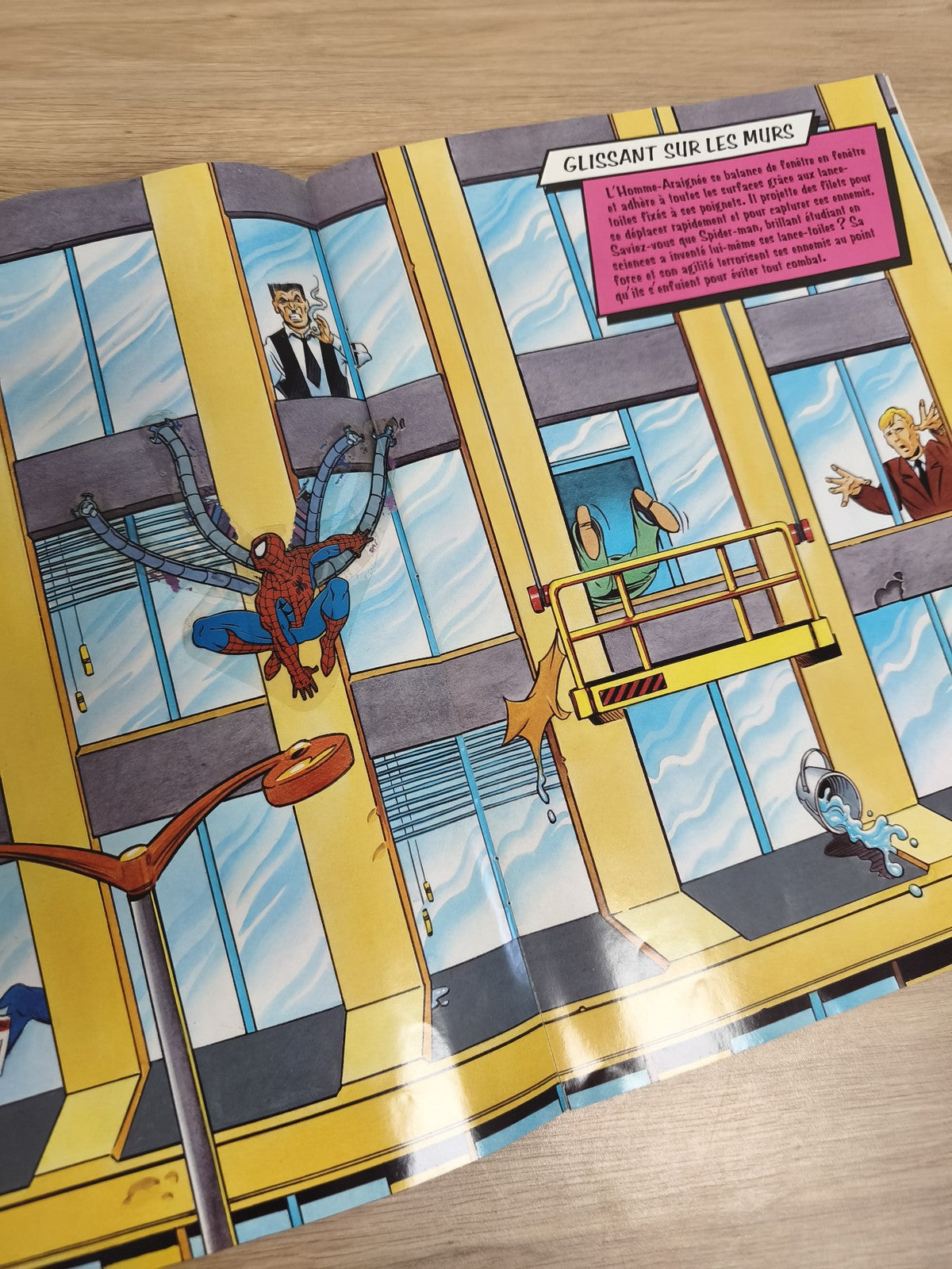 Vintage album Panini Spider-Man incomplet Stick & Stack repositionnable