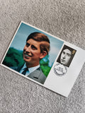 Lettre Premier Jour 1969 Caernarvon Prince Charles timbre UK philatélie (Ref 1)