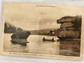 Carte postale ancienne Frontière Franco-Suisse Doubs Rocher Casquette Hércule