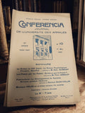 Journal universitaire ancien Conférencia 1921 rétro Université des Annales